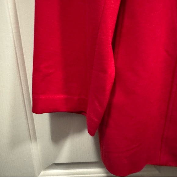 Amanda + Chelsea 🫐 Red Pink Single Button Blazer Jacket 2X Nwt - Picture 8 of 11